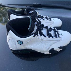 AIR JORDAN XIV WHITE / BLACK OXIDIZED GREEN